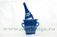 Флаг Пьем вино 20х30 см 27B73