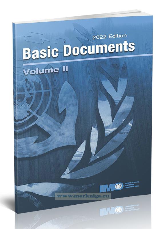 Basic Documents IMO. Volume II/Основные документы ИМО. Том II