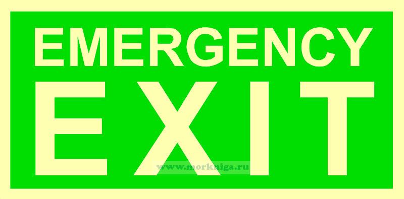 Знак ИМО. Emergency exit