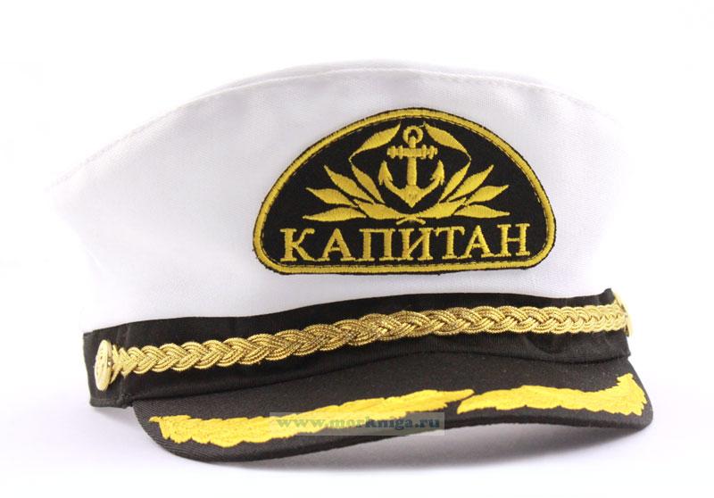 Капитанка с вышитым шевроном 