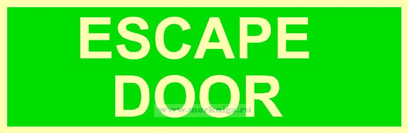 Знак ИМО. Escape door