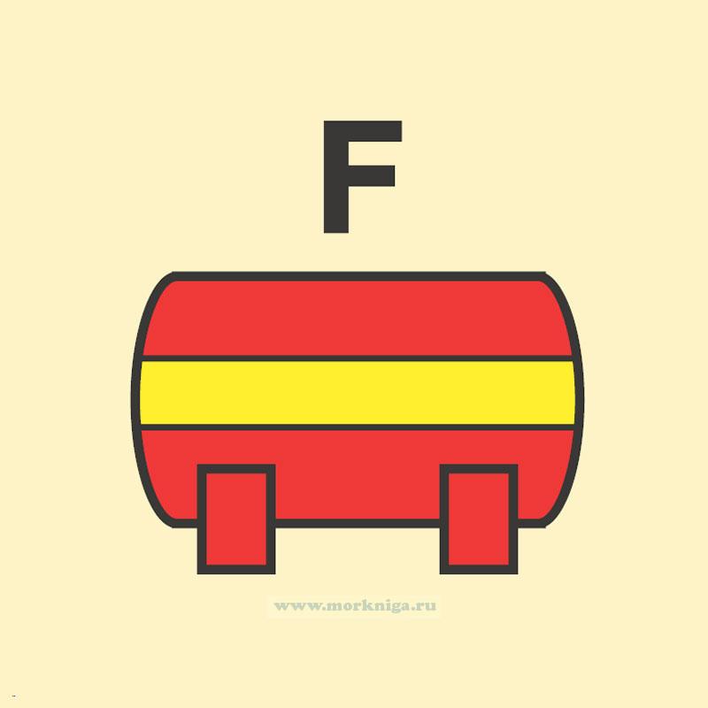 Знак ИМО. Стационарная установка пожаротушения для пены